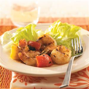 Apricot-Pineapple Glazed Shrimp Recipe Apricot-Pineapple Glazed Shrimp Recipe