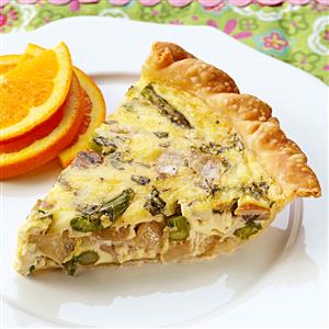 Asparagus Mushroom Quiche Recipe Asparagus Mushroom Quiche Recipe