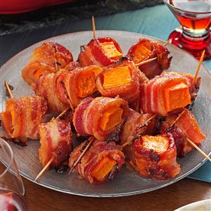 Bacon-Wrapped Sweet Potato Bites Recipe Bacon-Wrapped Sweet Potato Bites Recipe