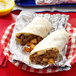 Blue Ribbon Beefy Burritos Recipe Blue Ribbon Beefy Burritos Recipe