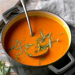 Carrot Soup with Orange & Tarragon Recipe Carrot Soup with Orange & Tarragon Recipe