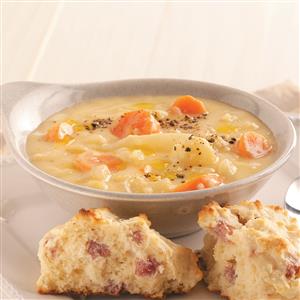 Cheesy Cauliflower and Potato Soup Recipe Cheesy Cauliflower and Potato Soup Recipe