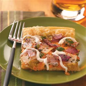 Chicken Enchilada Verde Pizza Recipe Chicken Enchilada Verde Pizza Recipe