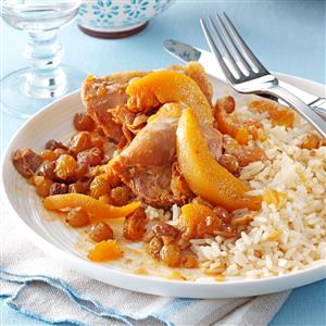 Chicken Thighs with Ginger-Peach Sauce Recipe Chicken Thighs with Ginger-Peach Sauce Recipe