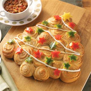 Christmas Tree Savory Rolls Recipe Christmas Tree Savory Rolls Recipe