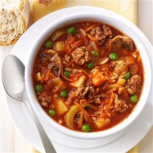 Chunky Beef Vegetable Soup Recipe Chunky Beef Vegetable Soup Recipe