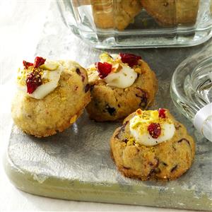 Cranberry-Pistachio Thumbprint Cookies Recipe Cranberry-Pistachio Thumbprint Cookies Recipe