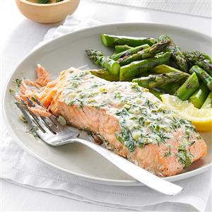 Creamy Herb Grilled Salmon Recipe Creamy Herb Grilled Salmon Recipe