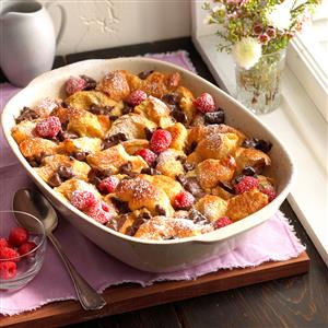 Dark Chocolate Croissant Bread Pudding Recipe Dark Chocolate Croissant Bread Pudding Recipe