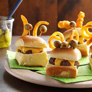 Mini Martian Burgers Recipe Mini Martian Burgers Recipe