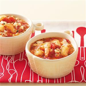 Feta Shrimp Skillet for Two Recipe Feta Shrimp Skillet for Two Recipe