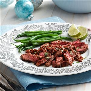 Flank Steak with Cranberry Chimichurri Recipe Flank Steak with Cranberry Chimichurri Recipe