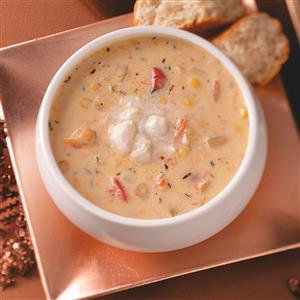 Fontina-Vegetable Crab Soup Recipe Fontina-Vegetable Crab Soup Recipe