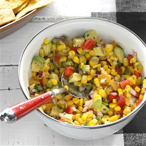 Fresh Corn & Avocado Dip Recipe Fresh Corn & Avocado Dip Recipe