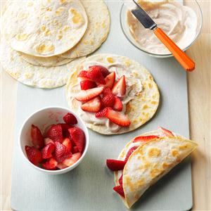 Fresh Strawberry Breakfast Tacos Recipe Fresh Strawberry Breakfast Tacos Recipe