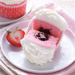 Fruit-Filled Cupcakes Recipe Fruit-Filled Cupcakes Recipe
