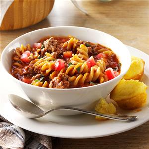 Gluten-Free Chili Beef Pasta Recipe Gluten-Free Chili Beef Pasta Recipe