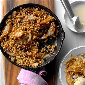 Grilled Cranberry Pear Crumble Recipe Grilled Cranberry Pear Crumble Recipe