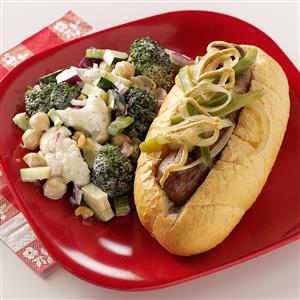 Grilled Sausages with Peppers Recipe Grilled Sausages with Peppers Recipe