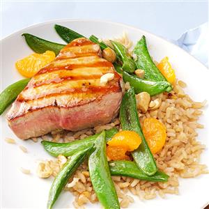 Grilled Sesame Orange Tuna Steaks Recipe Grilled Sesame Orange Tuna Steaks Recipe