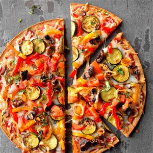 Grilled Veggie Pizza Recipe Grilled Veggie Pizza Recipe