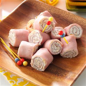 Ham 'N' Cheese Pinwheels Recipe Ham 'N' Cheese Pinwheels Recipe