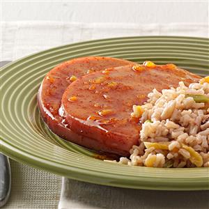 Orange-Glazed Ham Steaks Recipe Orange-Glazed Ham Steaks Recipe
