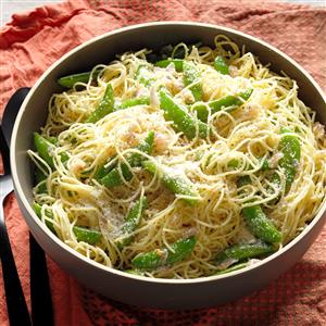Parmesan Snap Pea Pasta Recipe Parmesan Snap Pea Pasta Recipe
