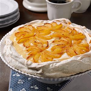 Pear & Maple Cream Pavlova Recipe Pear & Maple Cream Pavlova Recipe