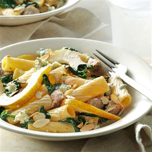 Pear & Turkey Sausage Rigatoni Recipe Pear & Turkey Sausage Rigatoni Recipe