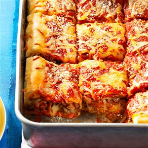 Pepperoni-Sausage Stuffed Pizza Recipe Pepperoni-Sausage Stuffed Pizza Recipe