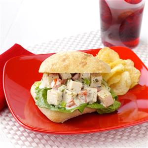 Pesto Chicken Salad Sandwiches Recipe Pesto Chicken Salad Sandwiches Recipe