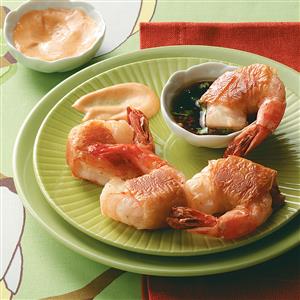 Phyllo Shrimp with Dipping Sauces Recipe Phyllo Shrimp with Dipping Sauces Recipe
