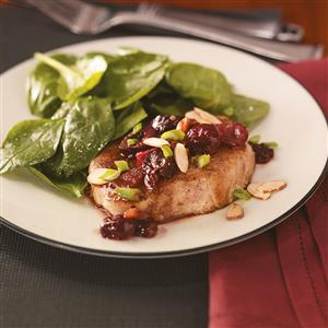 Pork Chops with Chipotle Cherry Glaze Recipe Pork Chops with Chipotle Cherry Glaze Recipe