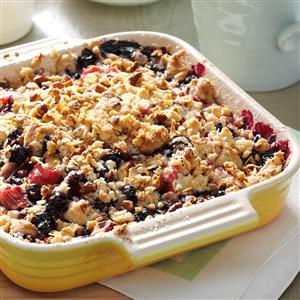 Rhubarb-Blueberry Crumble Recipe Rhubarb-Blueberry Crumble Recipe