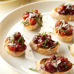 Roasted Grape Crostini Recipe Roasted Grape Crostini Recipe