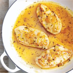 Saucy Peach-Balsamic Chicken Recipe Saucy Peach-Balsamic Chicken Recipe
