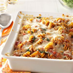 Sausage Spinach Pasta Bake Recipe Sausage Spinach Pasta Bake Recipe