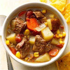 Slow-Cooked Mexican Beef Soup Recipe Slow-Cooked Mexican Beef Soup Recipe