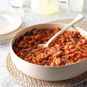 Slow Cooker BBQ Baked Beans