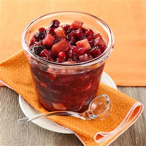 Spicy Cran-Apple Sauce Recipe Spicy Cran-Apple Sauce Recipe