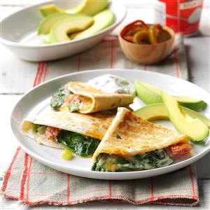Spinach Quesadillas Recipe Spinach Quesadillas Recipe