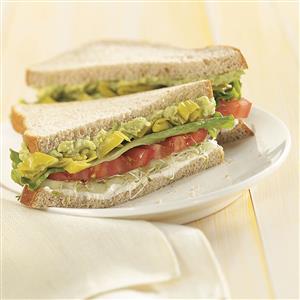 Summer Veggie Sandwiches Recipe | Taste of Home