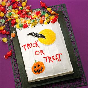 Trick-or-Treat Cake Recipe Trick-or-Treat Cake Recipe