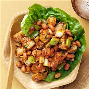 Turkey Pinto Bean Salad with Southern Molasses Dressing Recipe Turkey Pinto Bean Salad with Southern Molasses Dressing Recipe