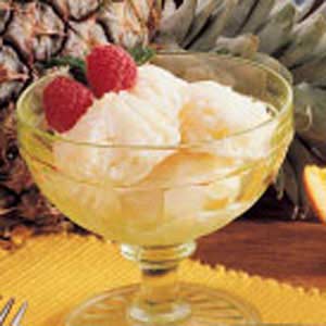 Honey Pineapple Sherbet Recipe Honey Pineapple Sherbet Recipe