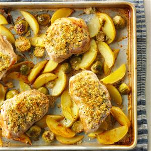 Pan-Roasted Pork Chops & Potatoes Recipe Pan-Roasted Pork Chops & Potatoes Recipe
