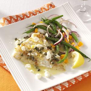 Lemon-Caper Baked Cod Recipe Lemon-Caper Baked Cod Recipe