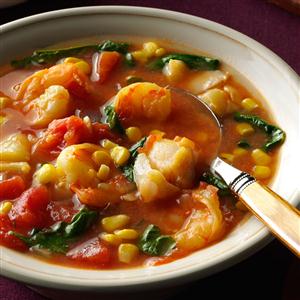 Shrimp & Cod Stew in Tomato-Saffron Broth Recipe Shrimp & Cod Stew in Tomato-Saffron Broth Recipe