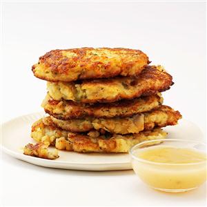 Crispy Mashed Potato & Stuffing Patties Recipe Crispy Mashed Potato & Stuffing Patties Recipe